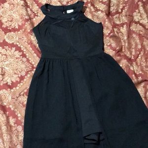 Black dress with shorts